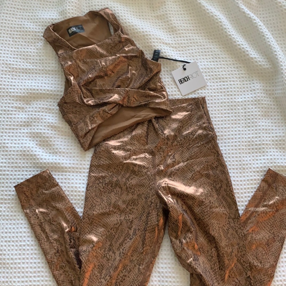 Carbon 38 Beach Riot Set in Metallic Snake
